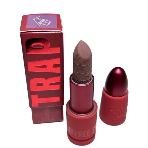 JEFFREE STAR COSMETICS VELVET TRAP LIPSTICK MOUSE TRAP Stunning Gray Mauve - Picture 10 of 12